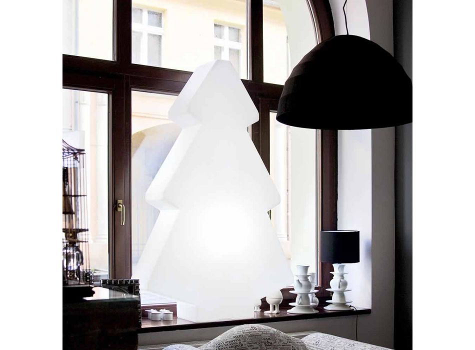 Dekoracyjna lampa zewnętrzna Slide Lightree Choinka wykonana we Włoszech Viadurini