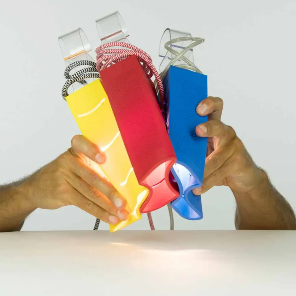 Lampa stołowa z laprenu In-es.artdesign Modern Cacio & Pepe Viadurini