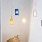 Lampa wisząca z laprenu In-es.artdesign Cacio & Pepe 2 kolorowe Viadurini