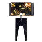 Lampa nocna z drewna design, Grilli Zarafa made in Italy Viadurini