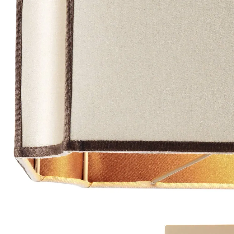 Lampa nocna z drewna design, Grilli Zarafa made in Italy Viadurini