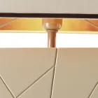 Lampa nocna z drewna design, Grilli Zarafa made in Italy Viadurini