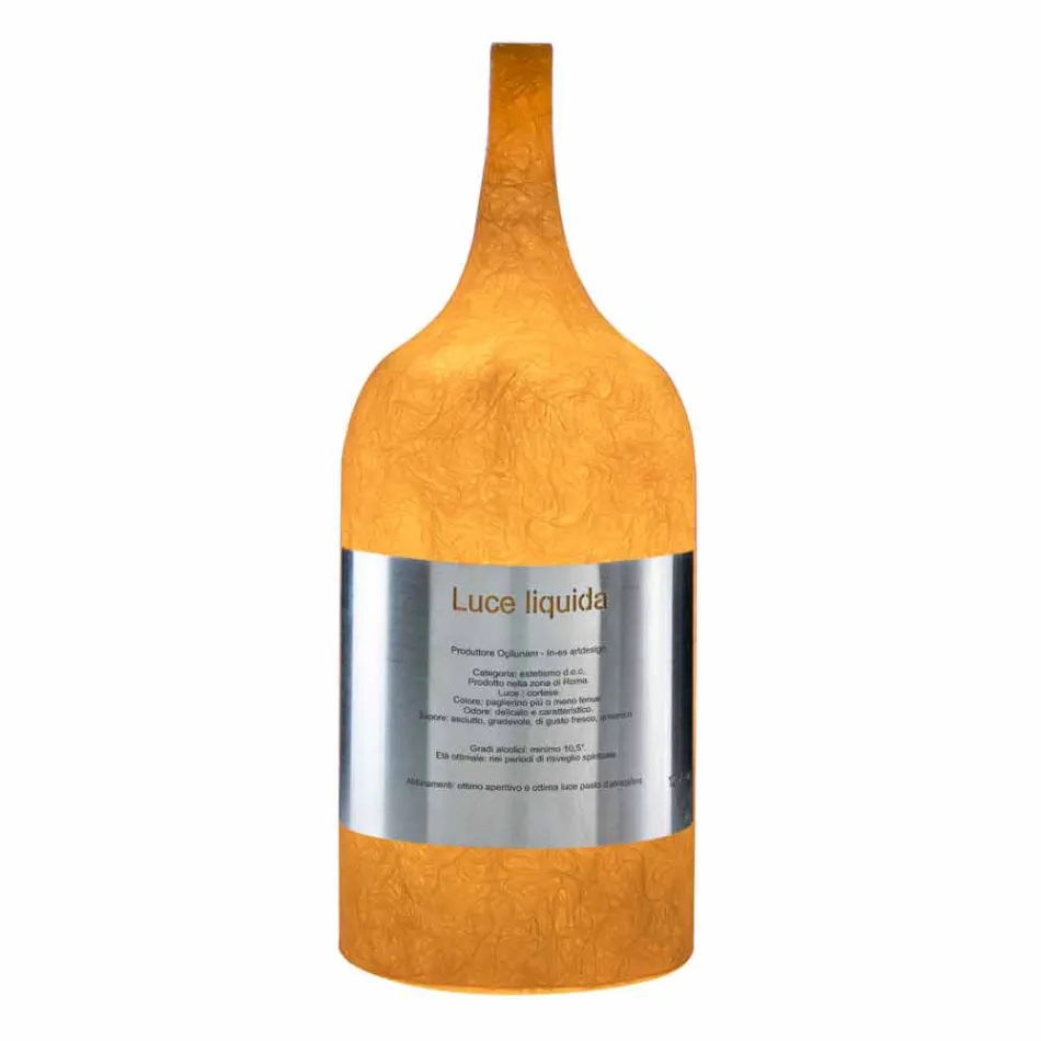 Lampa stołowa w kolorowym nebulicie In-es.artdesign Luce Liquid1 Viadurini