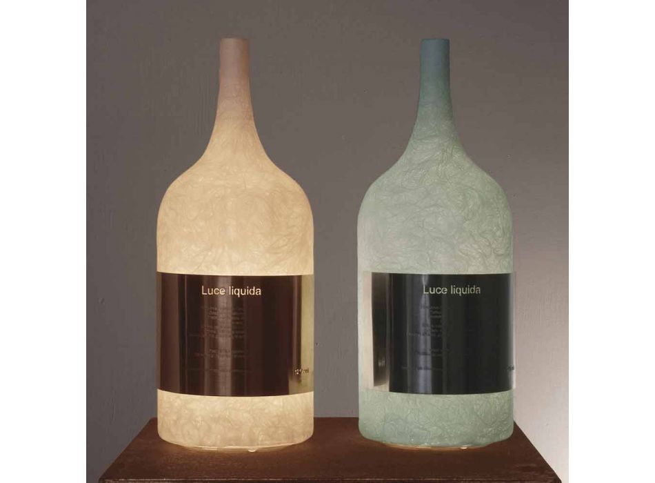 Lampa stołowa w kolorowym nebulicie In-es.artdesign Luce Liquid1 Viadurini
