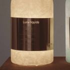 Lampa stołowa w kolorowym nebulicie In-es.artdesign Luce Liquid1 Viadurini