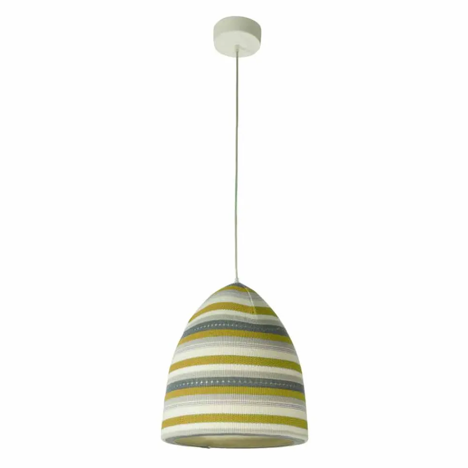 Lampa wisząca z neonu i wełny In.es.artdesign Flower Stripe Viadurini