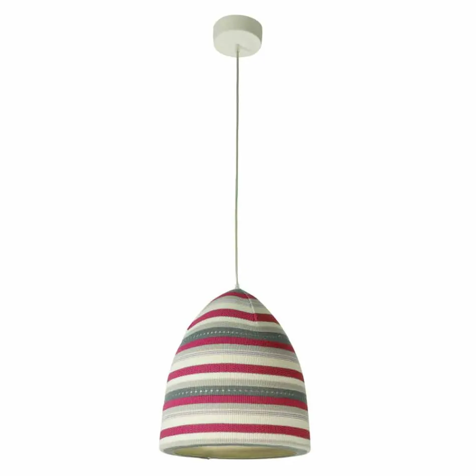 Lampa wisząca z neonu i wełny In.es.artdesign Flower Stripe Viadurini