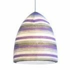 Lampa wisząca z neonu i wełny In.es.artdesign Flower Stripe Viadurini