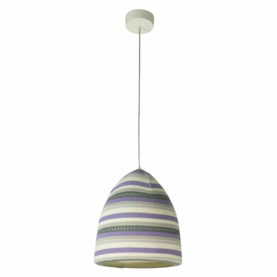 Lampa wisząca z neonu i wełny In.es.artdesign Flower Stripe Viadurini
