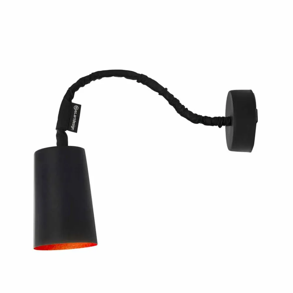 Kinkiet z żywicą naścienną In-es.artdesign Farba z nowoczesną deską Viadurini