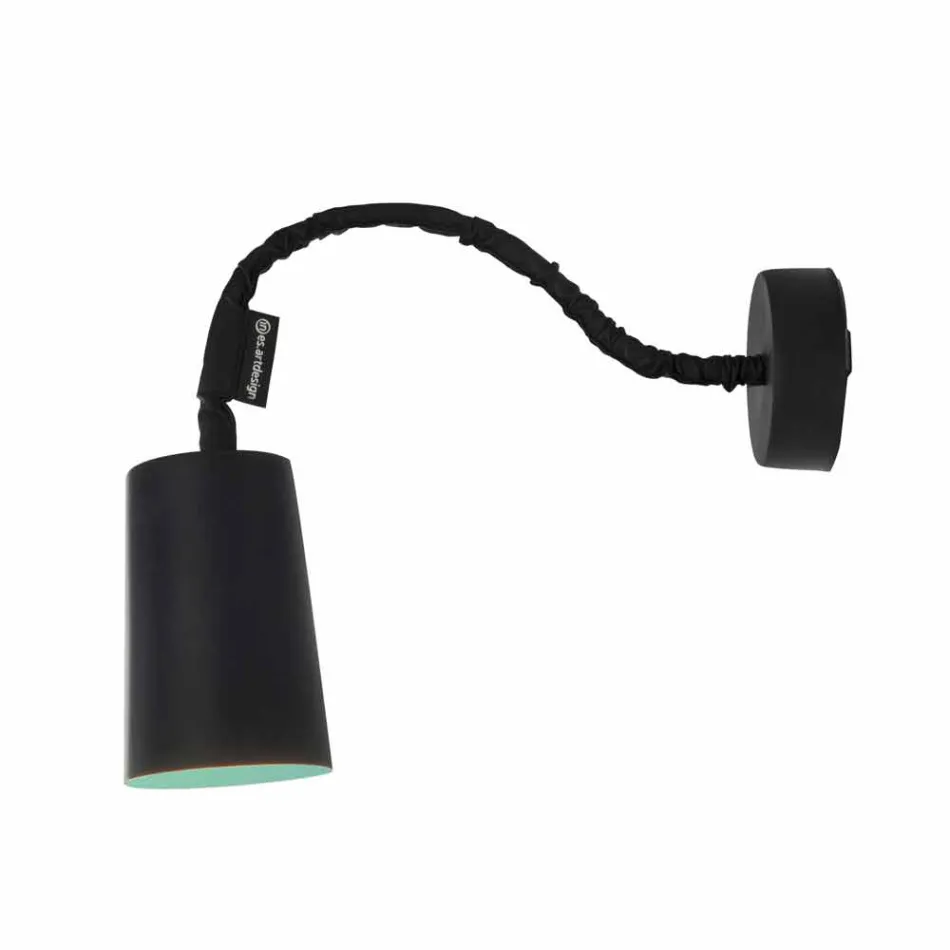 Kinkiet z żywicą naścienną In-es.artdesign Farba z nowoczesną deską Viadurini