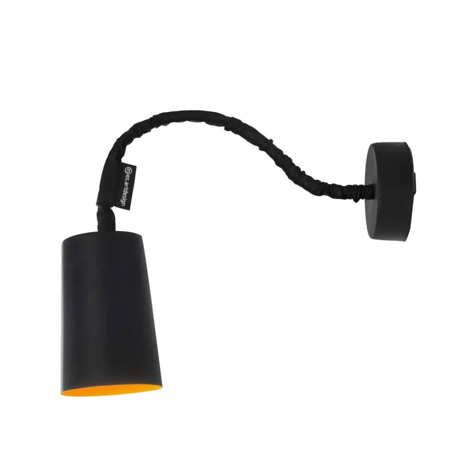 Kinkiet z żywicą naścienną In-es.artdesign Farba z nowoczesną deską Viadurini