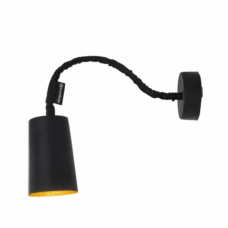 Kinkiet z żywicą naścienną In-es.artdesign Farba z nowoczesną deską Viadurini