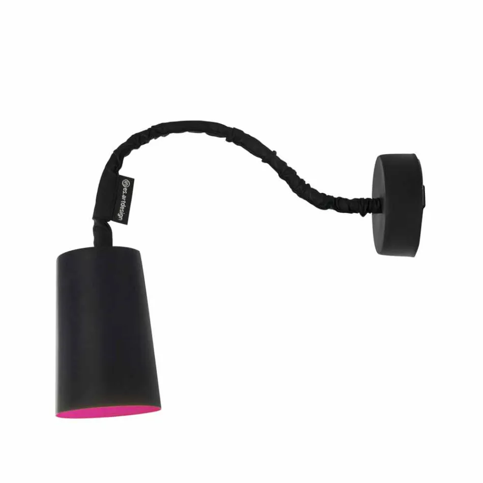 Kinkiet z żywicą naścienną In-es.artdesign Farba z nowoczesną deską Viadurini