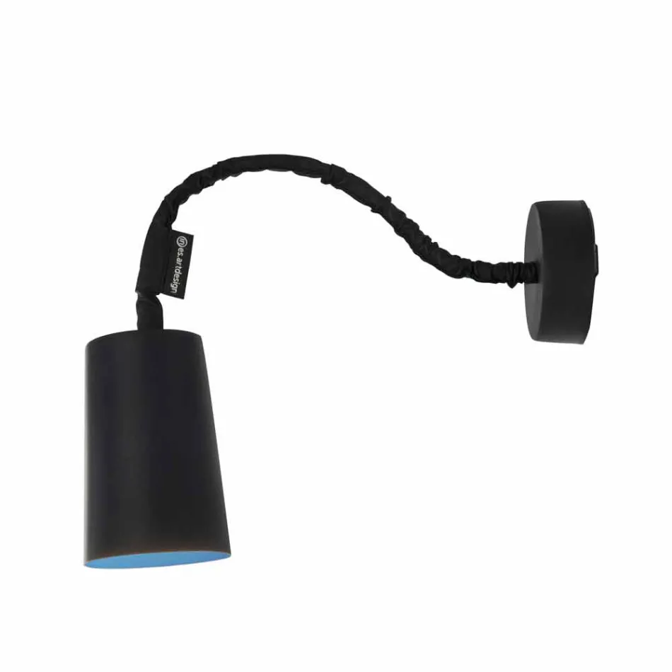 Kinkiet z żywicą naścienną In-es.artdesign Farba z nowoczesną deską Viadurini