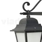 Szklana lampa z konstrukcją z odlewu aluminiowego Made in Italy - Scintilla Viadurini