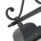 Szklana lampa z konstrukcją z odlewu aluminiowego Made in Italy - Scintilla Viadurini