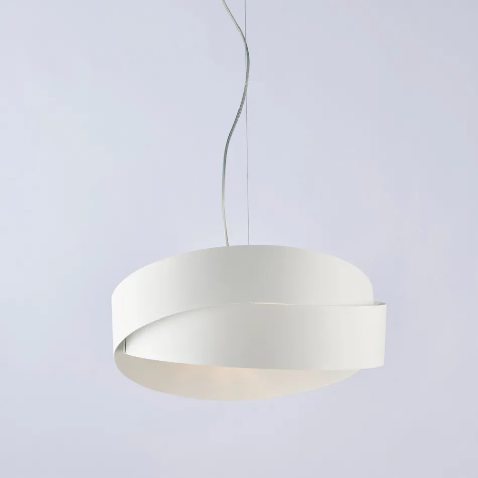 Lampa ze szkła i metalu idealna do stylowej dekoracji – Nebula Viadurini