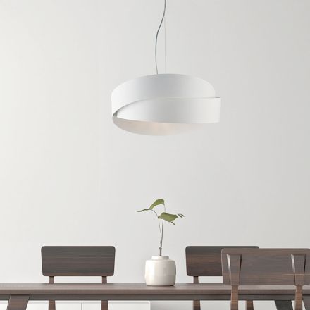 Lampa ze szkła i metalu idealna do stylowej dekoracji – Nebula Viadurini