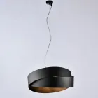 Lampa ze szkła i metalu idealna do stylowej dekoracji – Nebula Viadurini