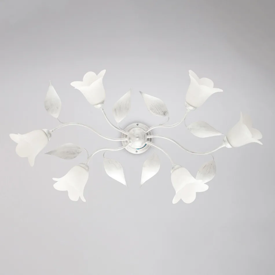 Wyprodukowana we Włoszech lampa ze szkła i metalu do stylowych wnętrz – Sirio Viadurini