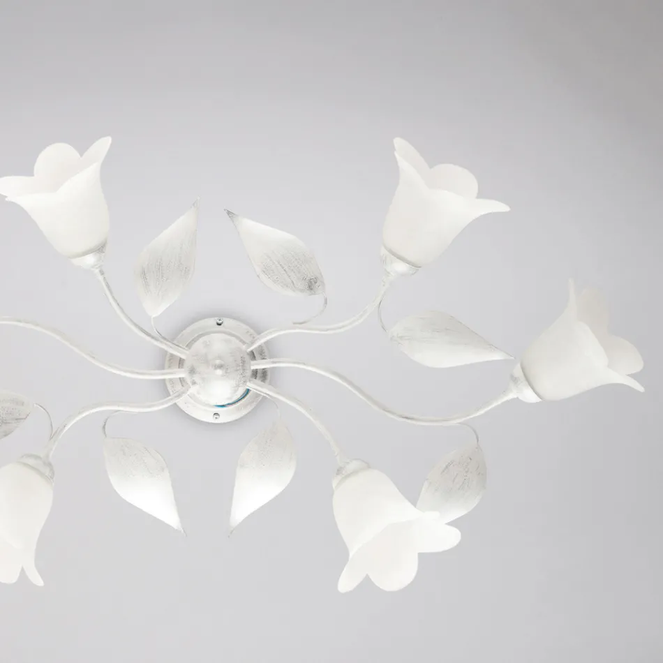 Wyprodukowana we Włoszech lampa ze szkła i metalu do stylowych wnętrz – Sirio Viadurini