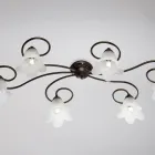 Wyprodukowana we Włoszech lampa ze szkła i metalu do wyrafinowanych wnętrz – Cometa Viadurini