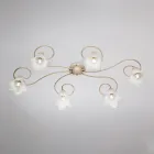 Wyprodukowana we Włoszech lampa ze szkła i metalu do wyrafinowanych wnętrz – Cometa Viadurini