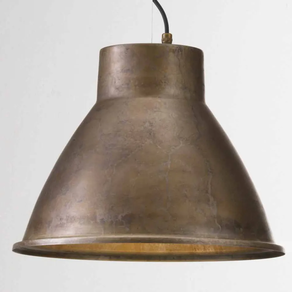 Lampa przemysłowa w zawiesinie żelaza Loft Mediów Il Fanale Viadurini