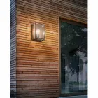 Lampa przemysłowa w mosiądzu i szkła panelu Il Fanale Viadurini