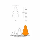 Lampka wewnętrzna stołu / podłogi Slide Lightree Choinka wykonana we Włoszech Viadurini