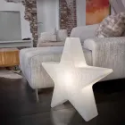 Lampa wewnętrzna lub zewnętrzna biała, czerwona lub zielona LED, lampa solarna lub E27 - Natalestar Viadurini