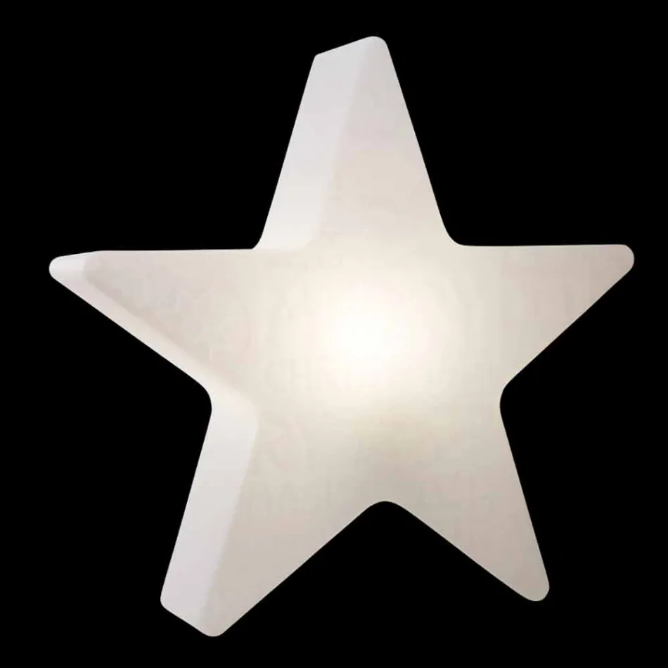 Lampa wewnętrzna lub zewnętrzna biała, czerwona lub zielona LED, lampa solarna lub E27 - Natalestar Viadurini