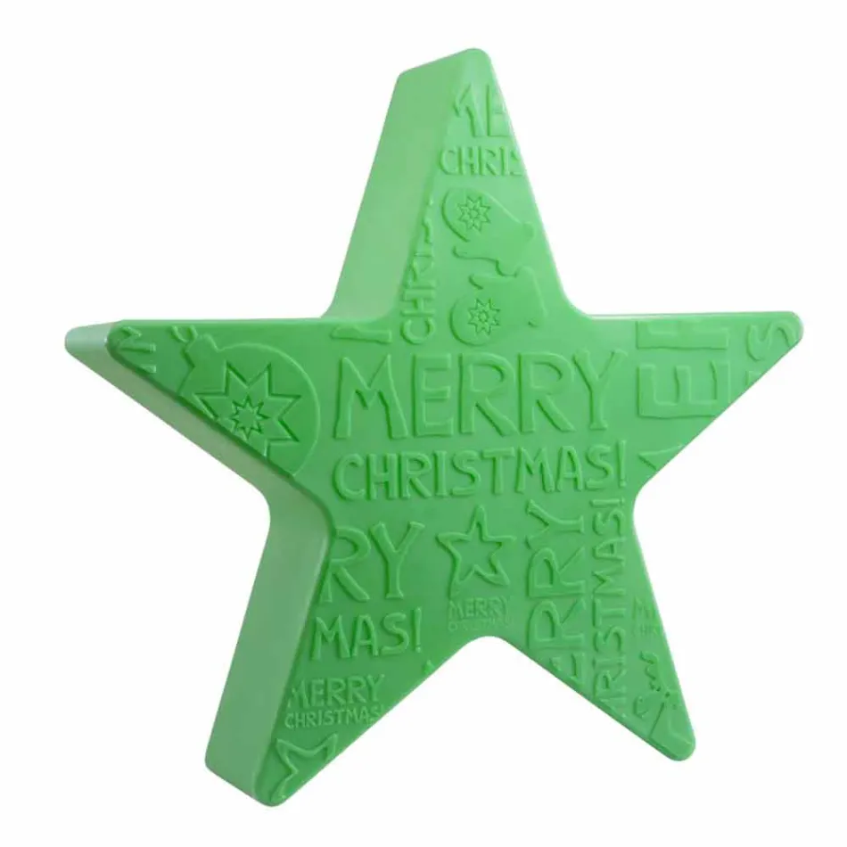 Lampa wewnętrzna lub zewnętrzna biała, czerwona lub zielona LED, lampa solarna lub E27 - Natalestar Viadurini