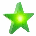 Lampa wewnętrzna lub zewnętrzna biała, czerwona lub zielona LED, lampa solarna lub E27 - Natalestar Viadurini