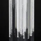 Lampa podłogowa Led Crystal Satin Akryl Design Tryptyk - Crystal Viadurini