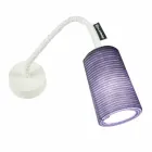 Nowoczesna lampa ścienna In-es.artdesign Paint A Stripe nebulit i wełna Viadurini