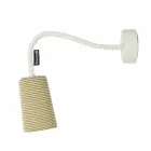 Nowoczesna lampa ścienna In-es.artdesign Paint A Stripe nebulit i wełna Viadurini