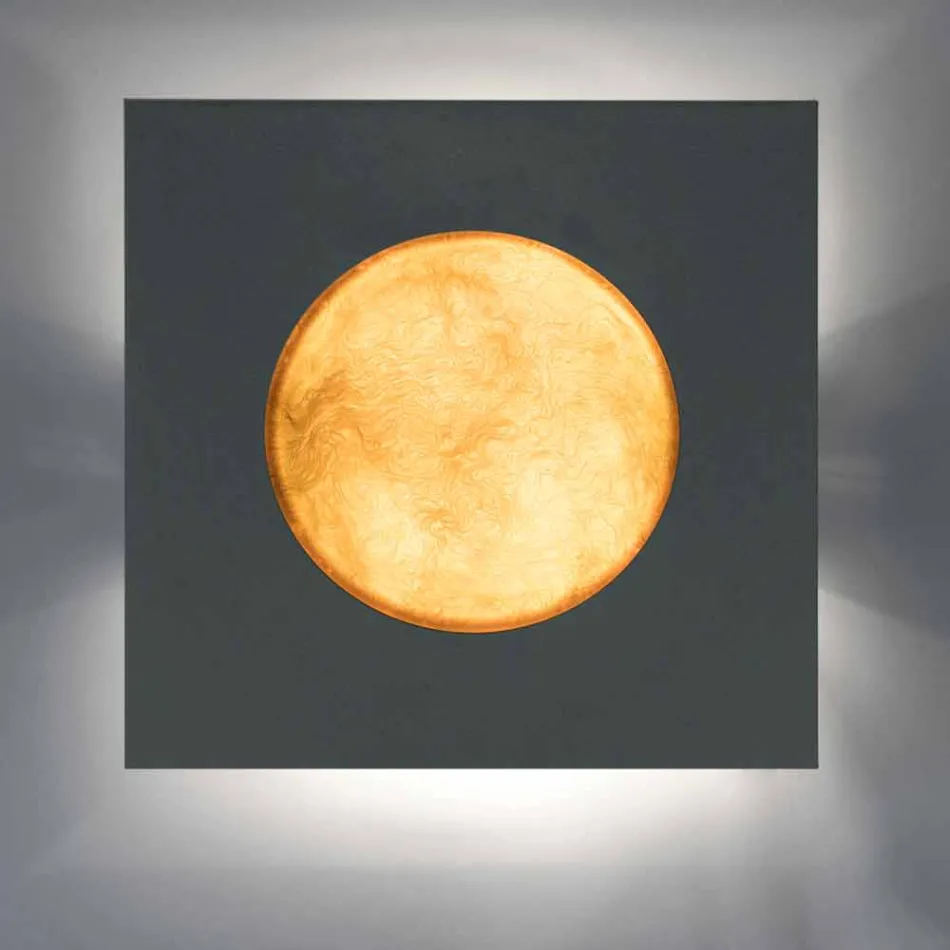 Nowoczesna lampa ścienna In-es.artdesign Washmachine w nebulicie Viadurini