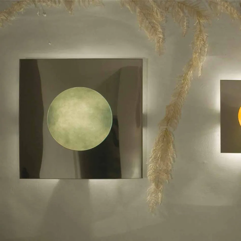 Nowoczesna lampa ścienna In-es.artdesign Washmachine w nebulicie Viadurini