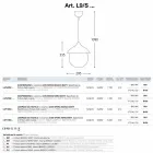 Nowoczesne lampy wiszące ceramicznych Lustri 9 Viadurini