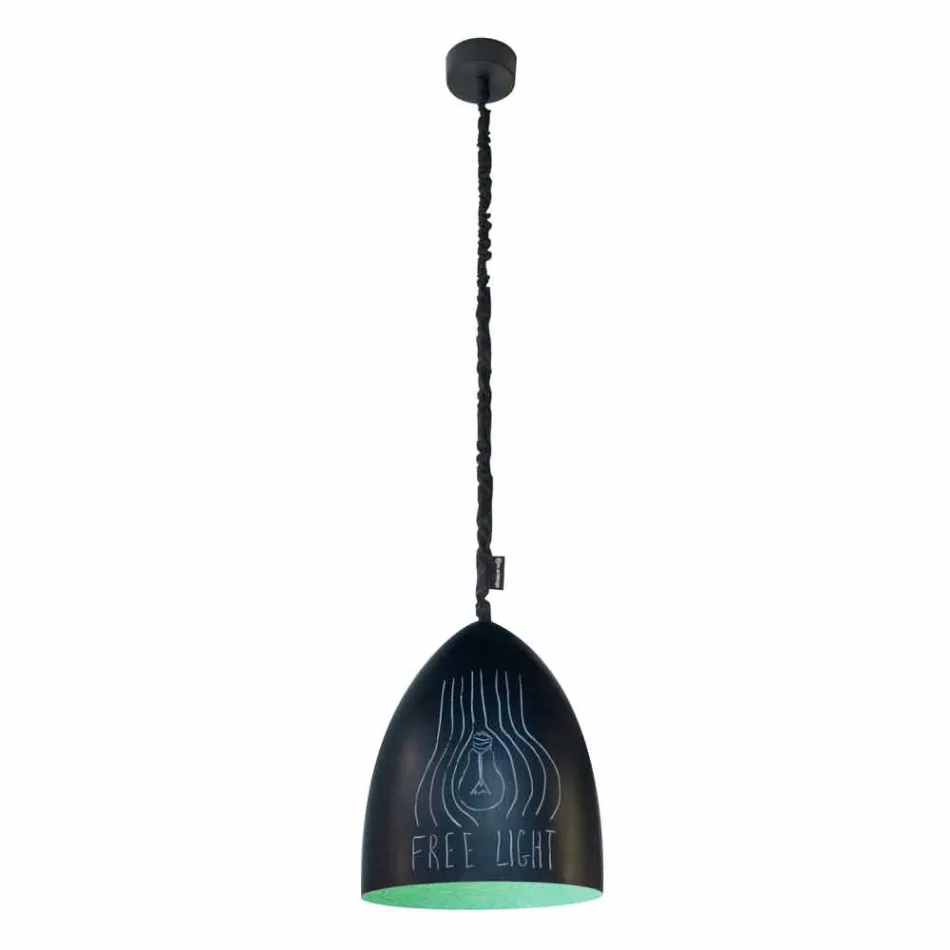 Nowoczesna lampa wisząca In-es.artdesign Tablica z żywicą Flower S Viadurini