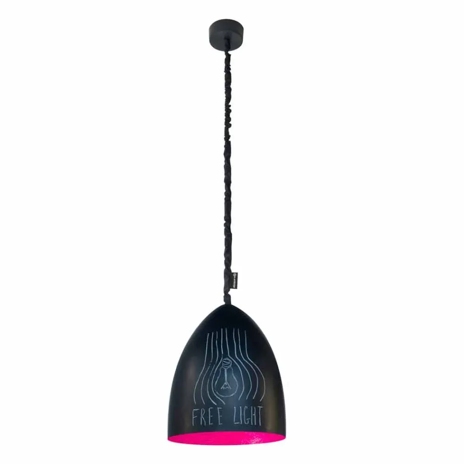 Nowoczesna lampa wisząca In-es.artdesign Tablica z żywicą Flower S Viadurini