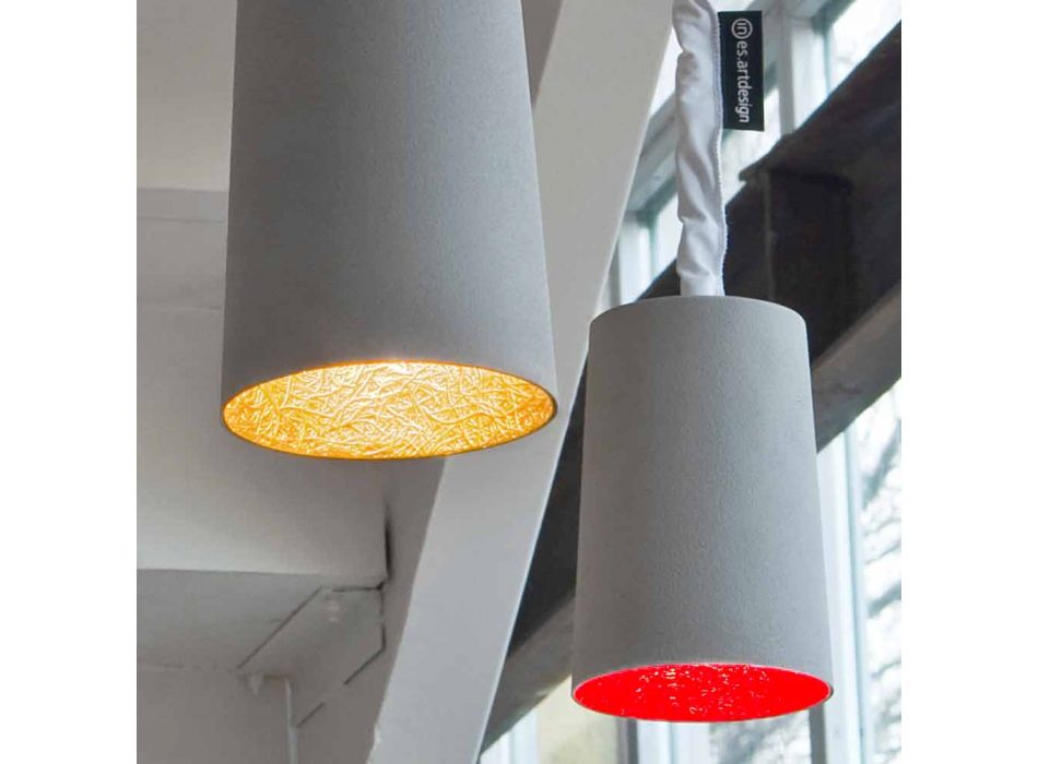 Nowoczesna lampa wisząca In-es.artdesign Farba Malowany beton Viadurini