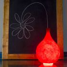 Nowoczesna lampa stołowa In-es.artdesign Luce2 light in nebulite Viadurini