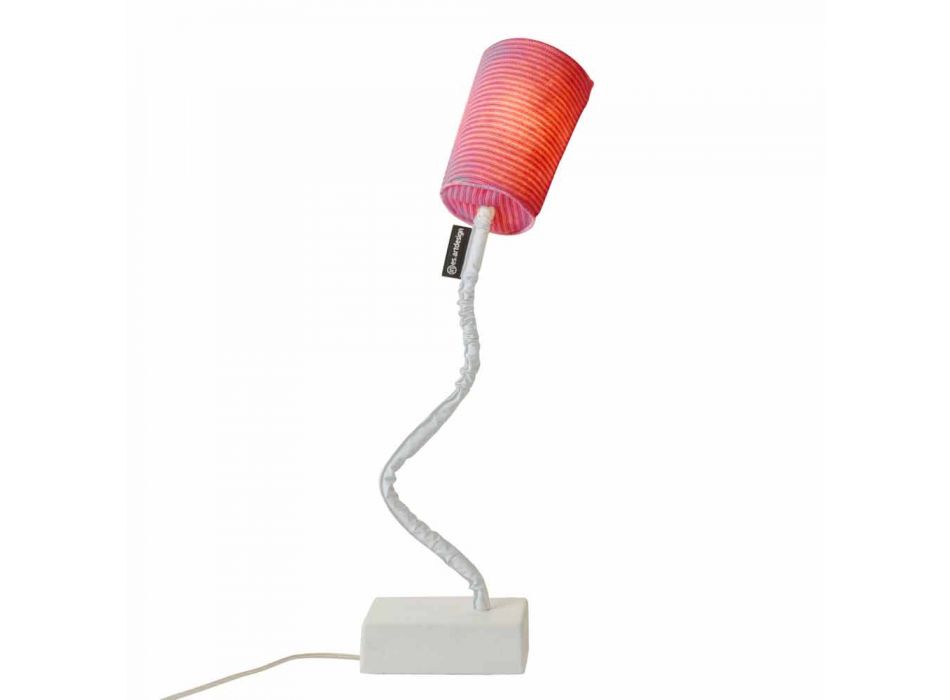 Nowoczesna lampa stołowa In-es.artdesign Paint T Stripe z wełny Viadurini