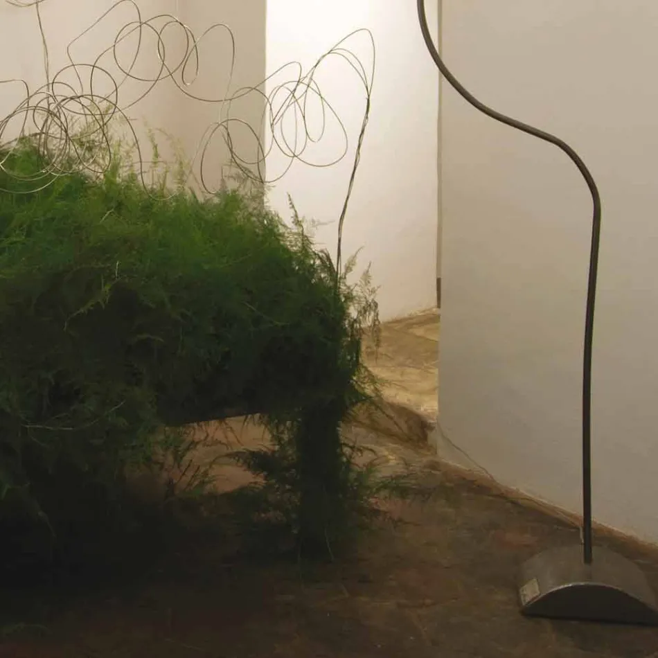 Nowoczesna biała lampa podłogowa nebulit In-es.artdesign Luna H210cm Viadurini