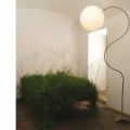 Nowoczesna biała lampa podłogowa nebulit In-es.artdesign Luna H210cm