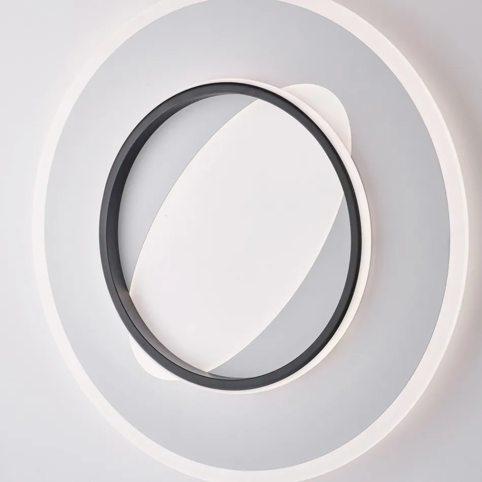 Nowoczesna lampa ze szkła i metalu wyprodukowana we Włoszech, idealna do każdego pomieszczenia - Pavo Viadurini