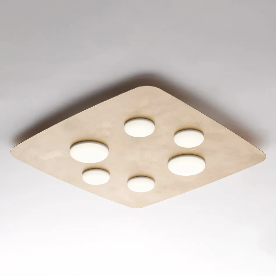 Nowoczesna lampa ze szkła i metalu do stylowej aranżacji wnętrz – Kepler Viadurini